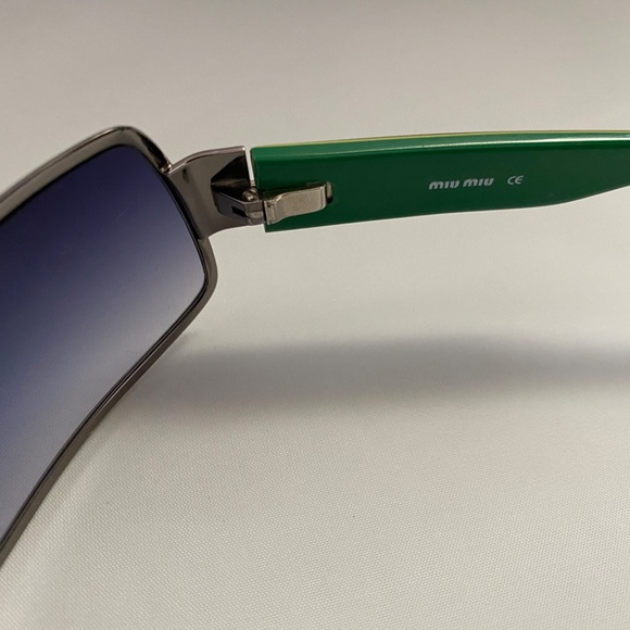 Miu Miu Designer Shield Sunglasses SMU52F - Picture 8 of 9